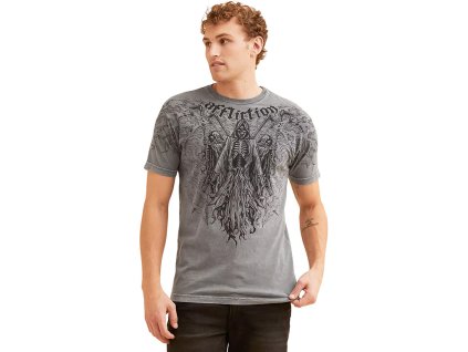 AFFLICTION DARK SUMMON TRIČKO - ŠEDÉ