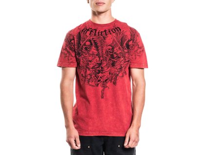 AFFLICTION ARCHANGEL TRIČKO - ČERVENÉ