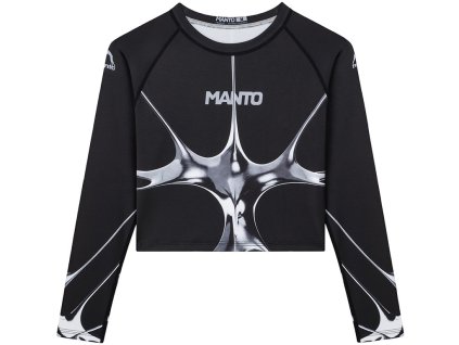 MANTO CHROME DÁMSKÝ RASHGUARD - ČERNÝ