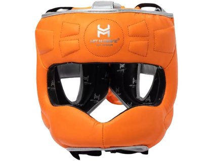 HIT N MOVE FACE SAVER HEADGEAR (VISION) - ORANGE