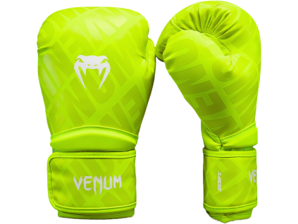 VENUM CONTENDER 1.5 XT 3D BOXING GLOVES - NEON YELLOW