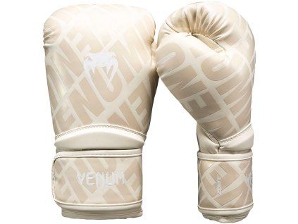 VENUM CONTENDER 1.5 XT 3D BOXING GLOVES - CREAM