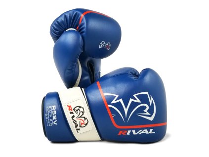 Rival RS2V Super Sparring Boxing Gloves - Blue
