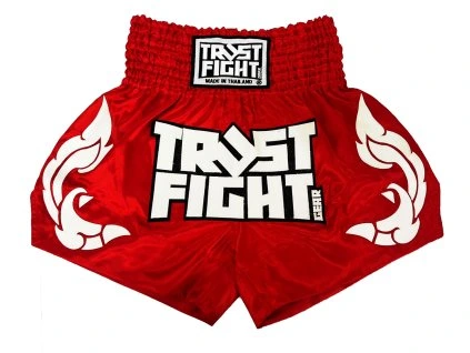 Trust Fight Muay Thai shorts - red