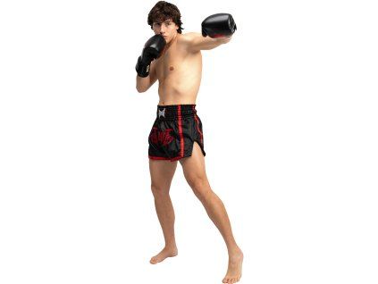 Tapout Diablo Muay Thai shorts - black/red