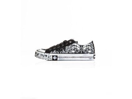 Affliction Collapse Low-Top Shoes - Black