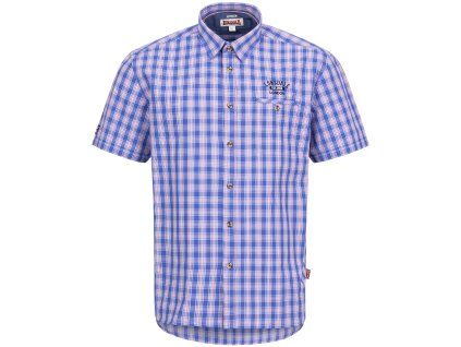 Lonsdale Holmbusch pánská košile  modro/bílá