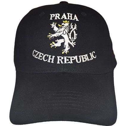 Kšiltovka Praha Czech Republic - černá