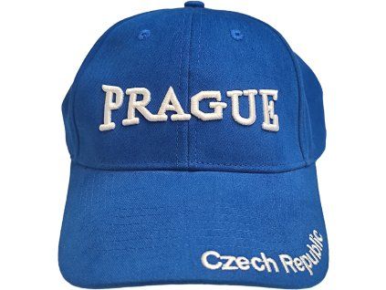 Kšiltovka Prague Czech Republik - modrá