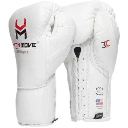 29189 hit n move compact 16 oz conditioning gloves lace up white