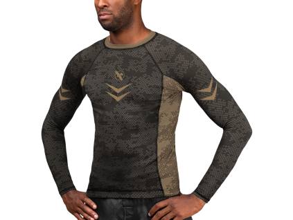 arrow rashguard brown ls 3qfr