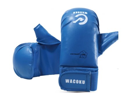 Wacoku Sparringové rukavice na karate WKF modré | MMAshop.eu