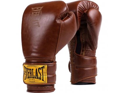 Everlast boxerské rukavice 1910 Classic Sparring - hnědé (Velikost 16oz)
