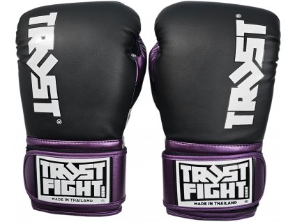 Trust Fight boxerské rukavice Squire - černo/stříbrno/fialové