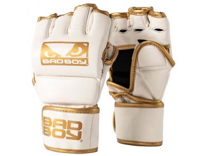 Bad Boy MMA rukavice - bílo/zlaté (Velikost XL/XX)