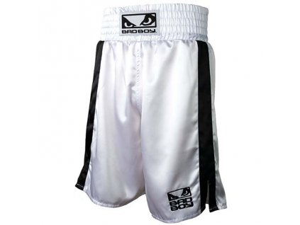 Bad Boy boxerské šortky - bílo/černé (Velikost XL)