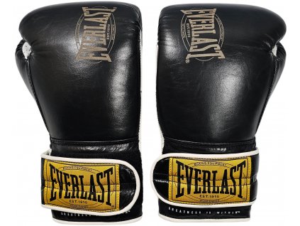 Everlast 1910 Classic Sparring Leather Gloves - black