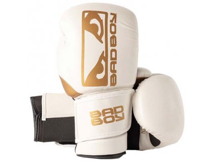 Bad Boy boxerské rukavice Zeus - bílo/zlaté (Velikost 08oz)