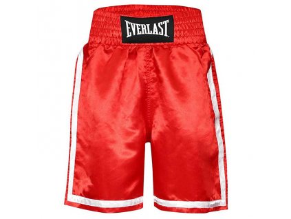 Everlast boxerské trenky Competition - červeno/bílé (Velikost S)
