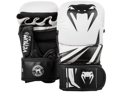 mma sparring rukavice venum challenger 3 0 bilo cerne 25009