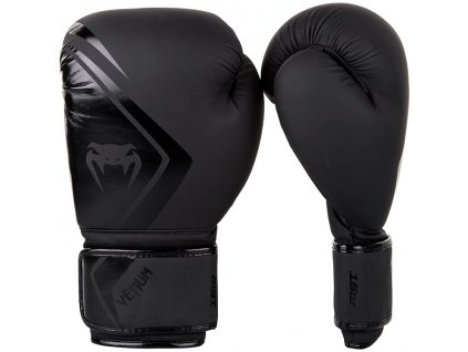 Venum Contender 2.0 boxerské rukavice - černo/černé