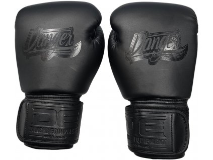 Danger SuperMax boxerské rukavice - černo/černé