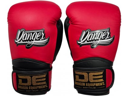 Danger Rocket boxerské rukavice - červeno/černé