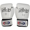 Fairtex kožené boxerské rukavice - bílé