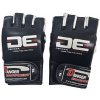 Danger MMA rukavice bez palce, kožené - černé