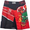 Danger MMA šortky - červeno/černé