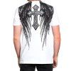 Affliction Crossed Over men's t-shirt - white