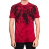 Affliction Crows men's t-shirt - red