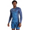 Venum Attack Men's Long Sleeve Rashguard - Navy Blue