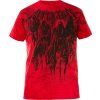 Affliction Black Night pánské tričko - červené
