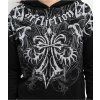 Affliction Skeleton dámská mikina - černá