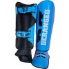 Deranged Carbon Line shin guards - blue