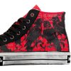 Affliction Crows Hi-Top Shoe -red