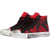 Affliction Crows Hi-Top Shoe -red