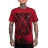Affliction Lost Art men T-shirt - red