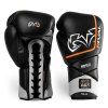RIVAL RS1 Pro Sparring leather boxing gloves lace-up - black