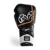 RIVAL RS1 Pro Sparring leather boxing gloves lace-up - black