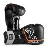 RIVAL RS1 Pro Sparring kožené boxerské rukavice šněrovací - černé