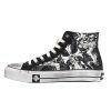 AFFLICTION JUMP HI-TOP TENISKY - ČERNO/BÍLÉ