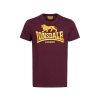 Lonsdale Logo pánské tričko - bordó