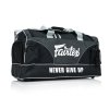 sportovni taska fairtex gym bag cerno seda