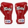BOXERSKE RUKAVICE FAIRTEX BGV6 red white palm ANGULAR SPARRING 18oz Znacka Fairtex