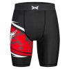 Tapout Rendall compression shorts - black/red/white