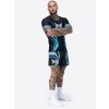 Tapout Willocs MMA šortky - černo/modro/bílé