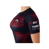 Venum UFC Zenith Authentic Fight Week dámský rashguard kr.rukáv - bordó