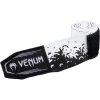 Venum Bats Night boxerské bandáže 4 m - černo/bílé